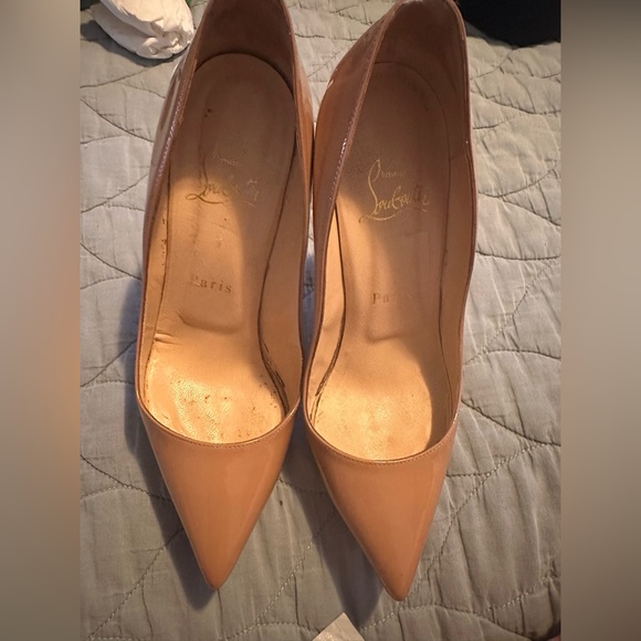 Christian Louboutin Pigalle Plato 120 patent nude - Picture 11 of 12